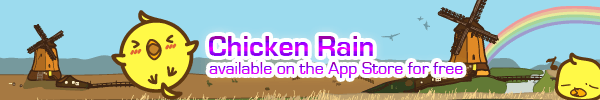 Chicken rain, chicken wings, iPhone, free, games, lakoo, 42games, Hero's Way, park EXP, Empire Online
